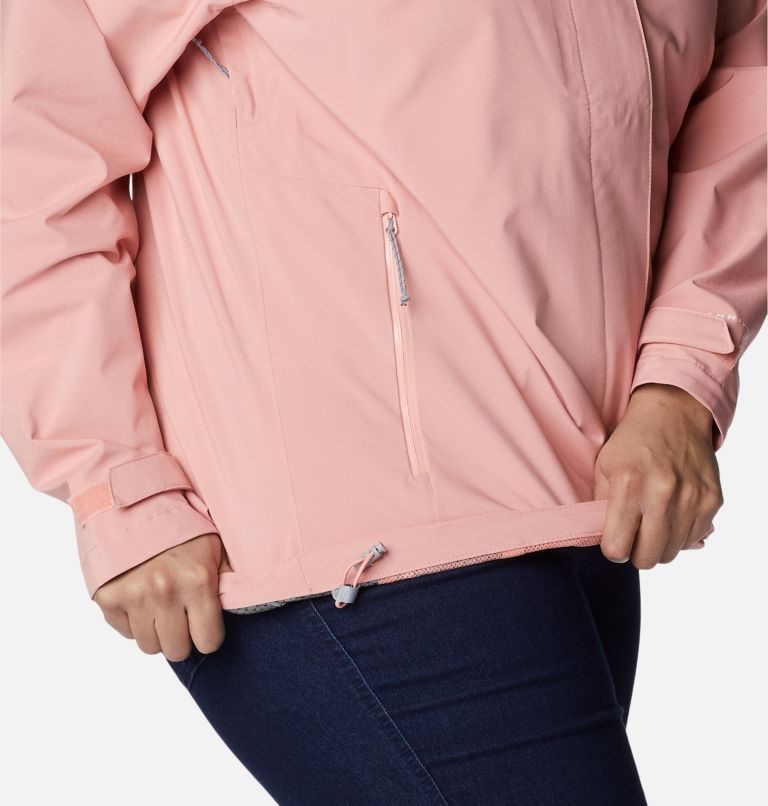 Women's Columbia Earth Explorer Shell Jackets Coral | Plus Size CA-CL168